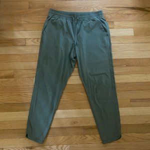 GapFit army green joggers; size medium